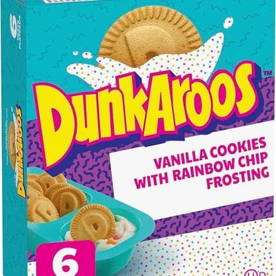 Betty Crocker Dunkaroos Vanilla Cookies with Rainbow