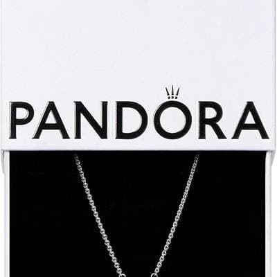 PANDORA Sparkling Heart Halo Pendant Collier Necklace